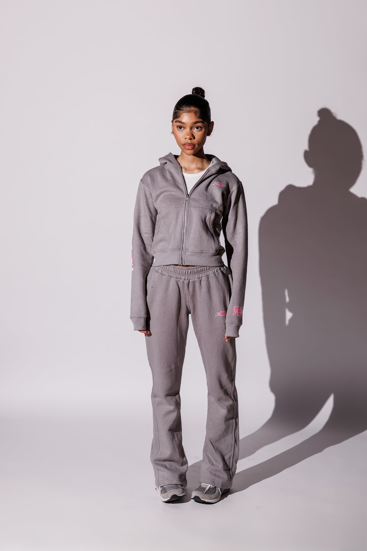 STARLET SWEATSUIT-HEATHER PINK