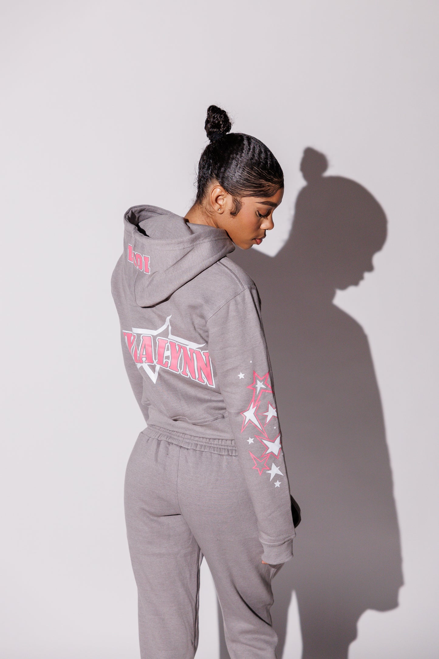 STARLET SWEATSUIT-HEATHER PINK